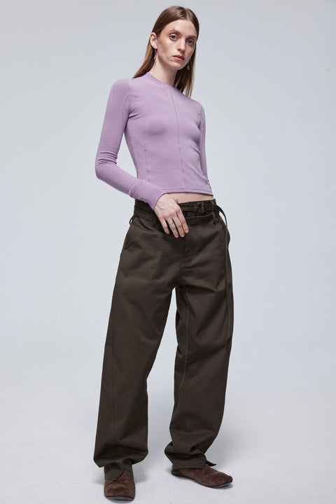 SIMPLE PROJECT TWISTED BELTED PANTS