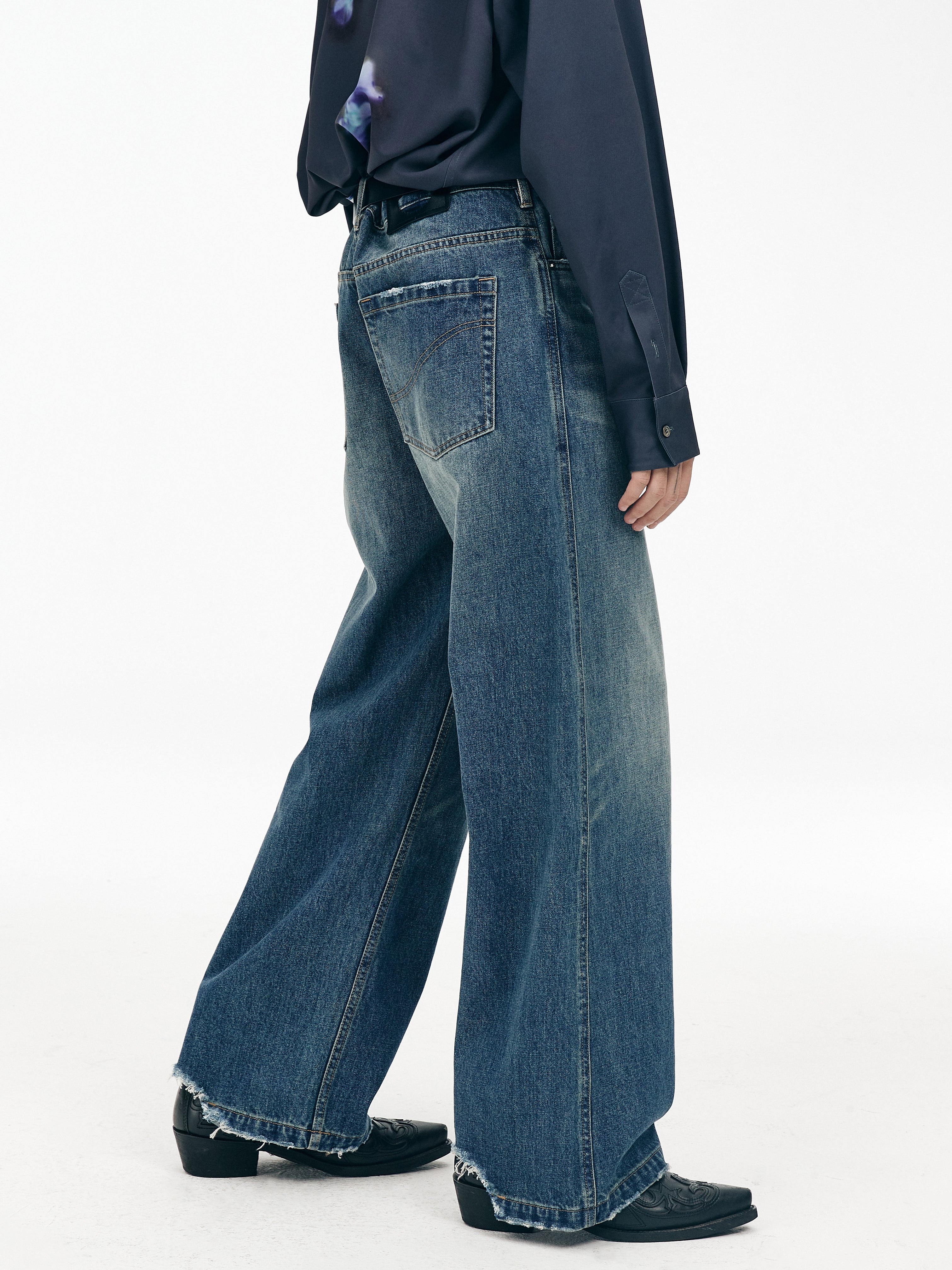 SIMPLE PROJECT STRAIGHT-LEG JEANS