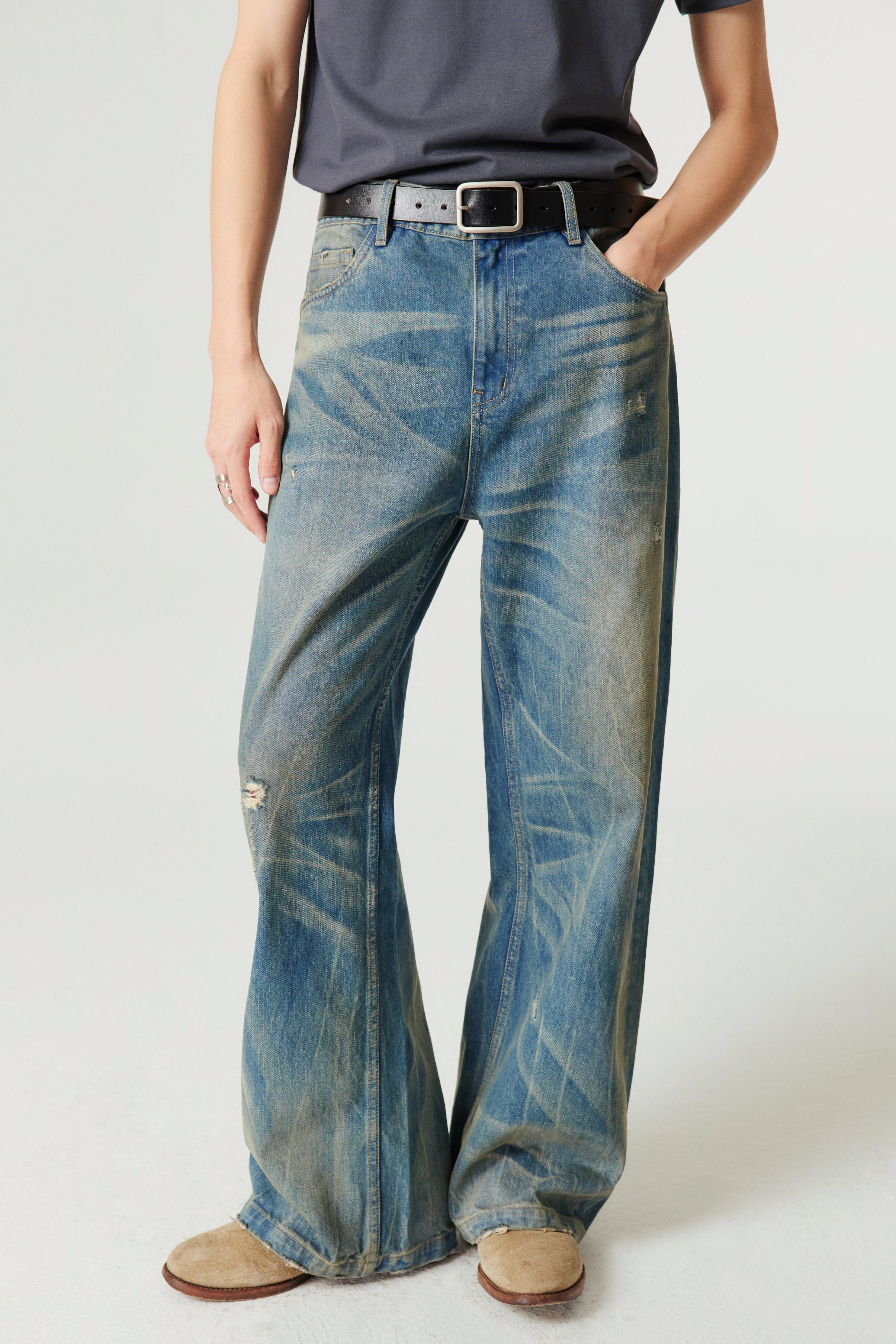 SIMPLE PROJECT NEVADA A-LINE JEANS