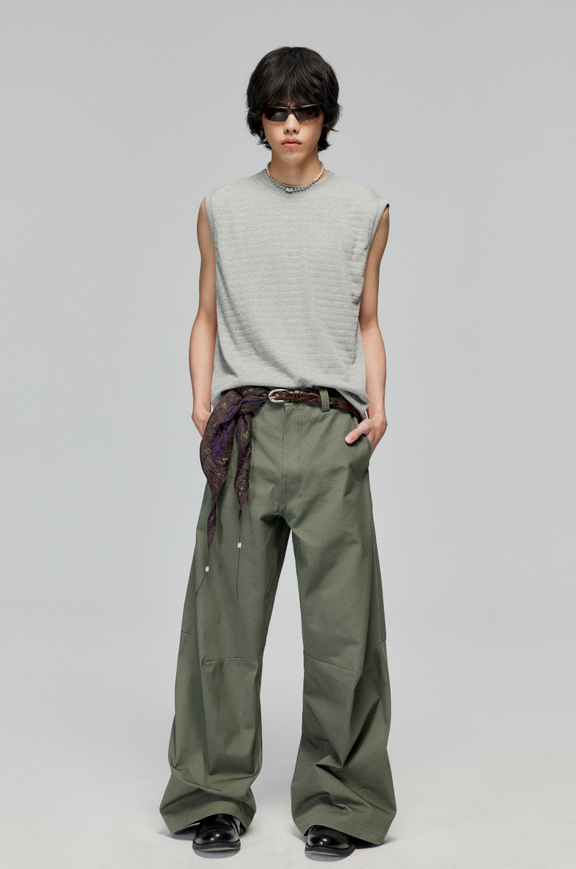 SIMPLE PROJECT LOOSE SPLIT STRAIGHT CUT PANTS – Remold Lab