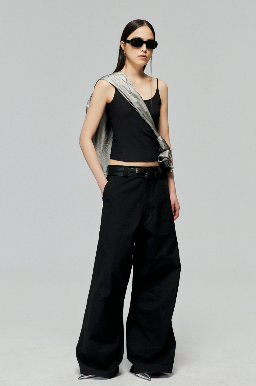 SIMPLE PROJECT LOOSE SPLIT STRAIGHT CUT PANTS – Remold Lab