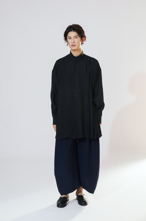 VAPOURBLUE PLEATED SHIRT