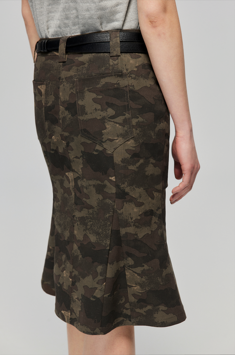 SIMPLE PROJECT CAMOUFLAGE MERMAID SKIRT