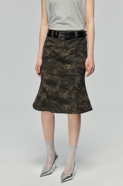 SIMPLE PROJECT CAMOUFLAGE MERMAID SKIRT