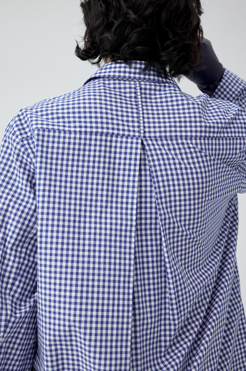 SIMPLE PROJECT CHECK BRAIDED SHIRT