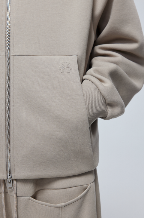 SIMPLE PROJECT LOGO EMBOSSED HOODIE