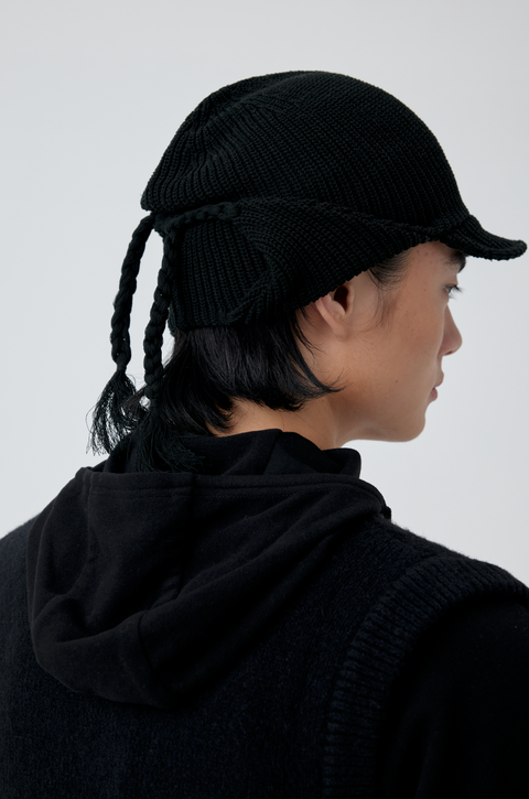 SIMPLE PROJECT ACETATE WOOL HOODY