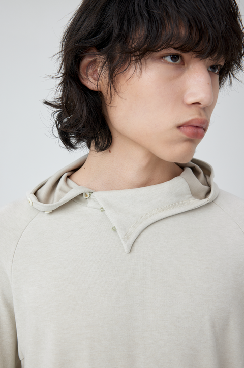 SIMPLE PROJECT ACETATE WOOL HOODY