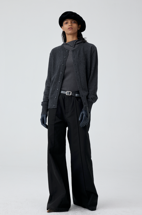 SIMPLE PROJECT WIDE-LEG TROUSERS