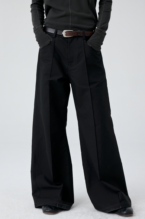 SIMPLE PROJECT WIDE-LEG TROUSERS