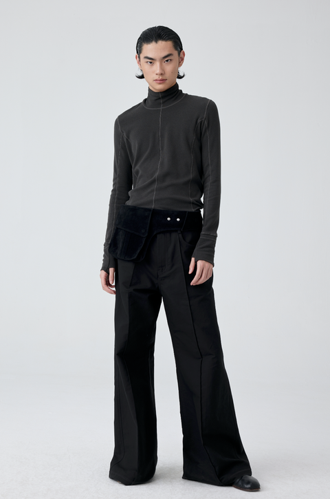 SIMPLE PROJECT WIDE-LEG TROUSERS