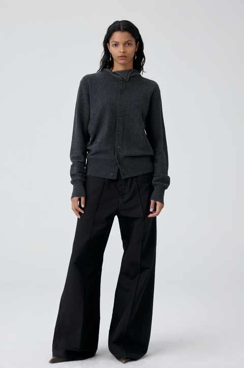 SIMPLE PROJECT WIDE-LEG TROUSERS