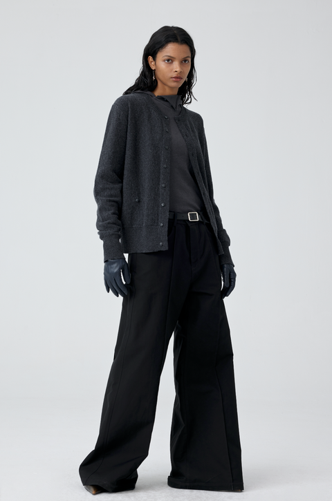 SIMPLE PROJECT WIDE-LEG TROUSERS