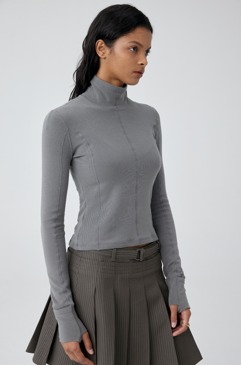 SIMPLE PROJECT SLIM LONG SLEEVE T-SHIRT（WOMEN）