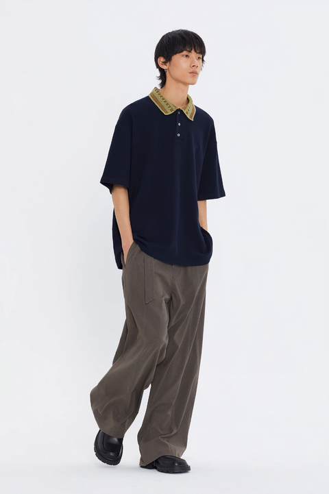 SIMPLE PROJECT TR WIDE-LEG TROUSERS