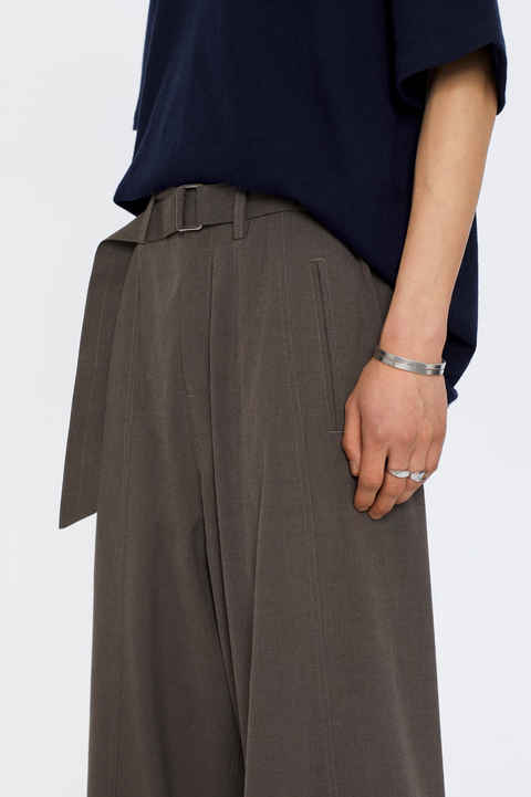 SIMPLE PROJECT TR WIDE-LEG TROUSERS