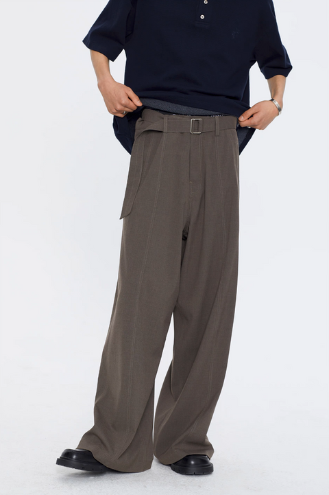 SIMPLE PROJECT TR WIDE-LEG TROUSERS