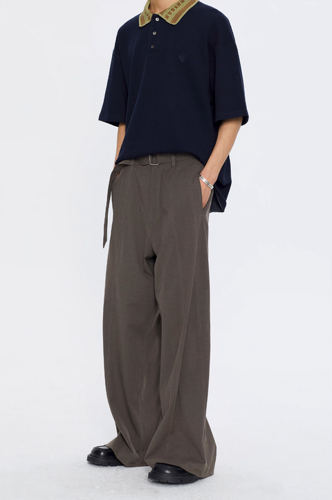 SIMPLE PROJECT TR WIDE-LEG TROUSERS