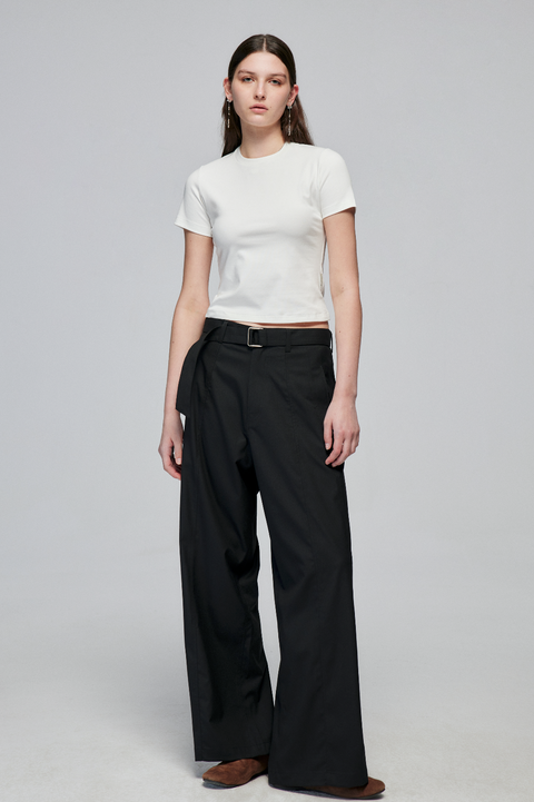 SIMPLE PROJECT TR WIDE-LEG TROUSERS