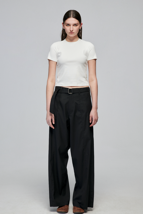 SIMPLE PROJECT TR WIDE-LEG TROUSERS