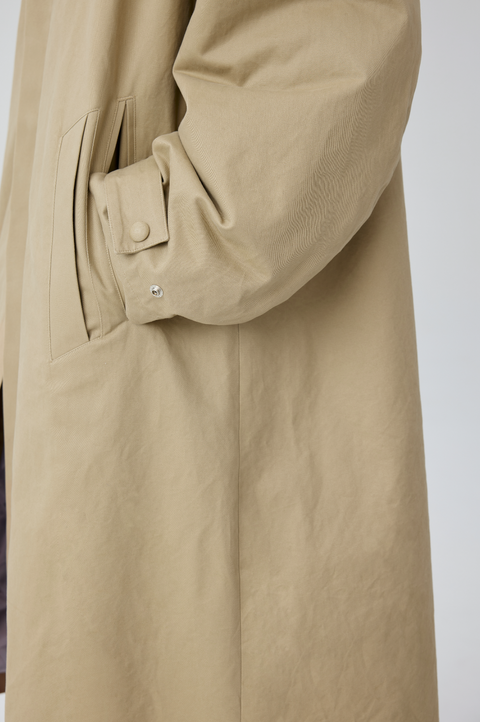 SIMPLE PROJECT WING COLLAR TRENCH COAT