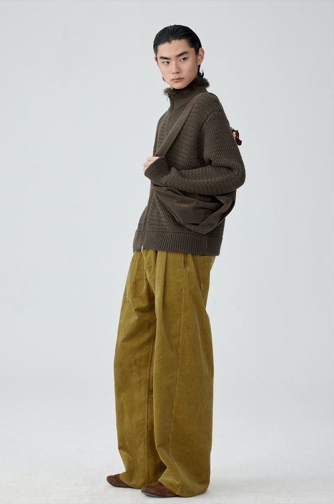 SIMPLE PROJECT CORDUROY TROUSERS