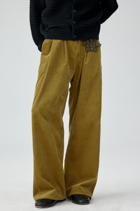 SIMPLE PROJECT CORDUROY TROUSERS