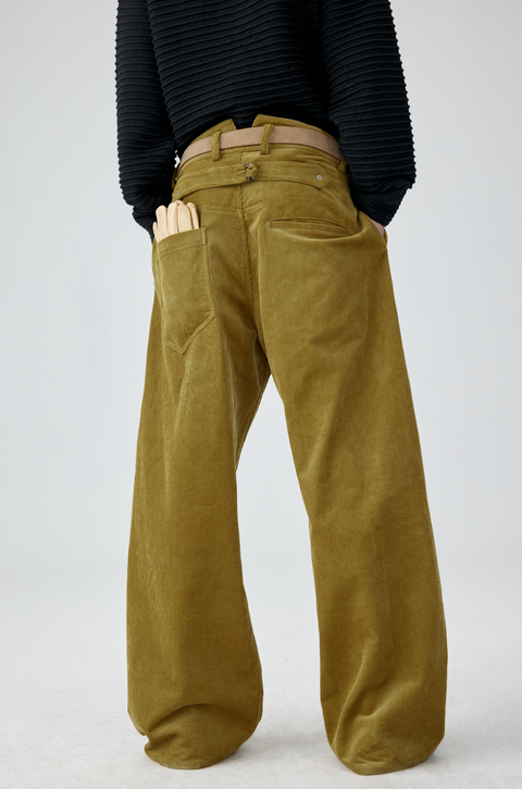 SIMPLE PROJECT CORDUROY TROUSERS