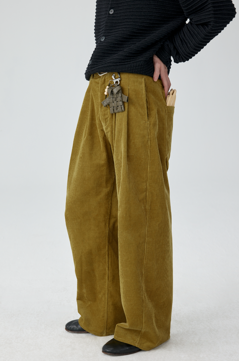 SIMPLE PROJECT CORDUROY TROUSERS