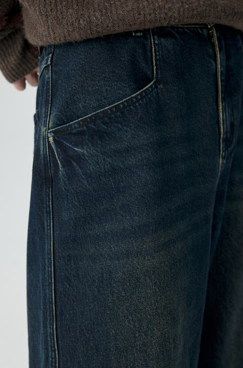 SIMPLE PROJECT RAW EDGE JEANS