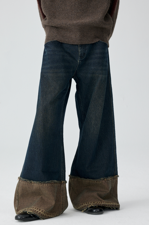 SIMPLE PROJECT RAW EDGE JEANS