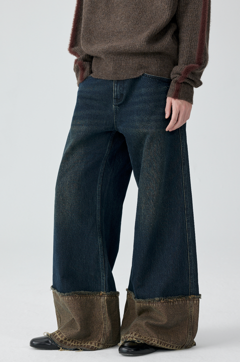 SIMPLE PROJECT RAW EDGE JEANS