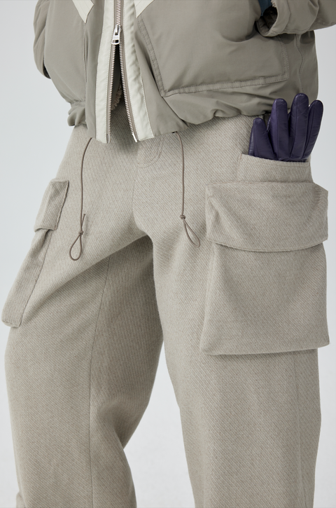 SIMPLE PROJECT POCKET CARGO TROUSERS