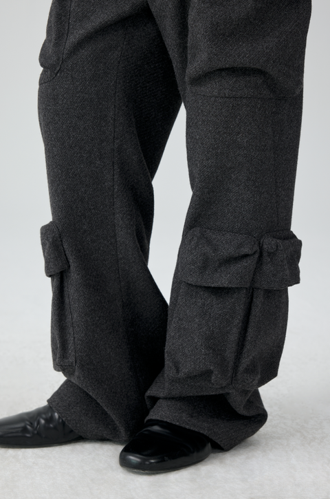 SIMPLE PROJECT POCKET CARGO TROUSERS