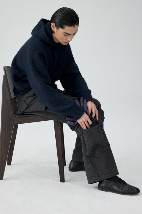 SIMPLE PROJECT POCKET CARGO TROUSERS