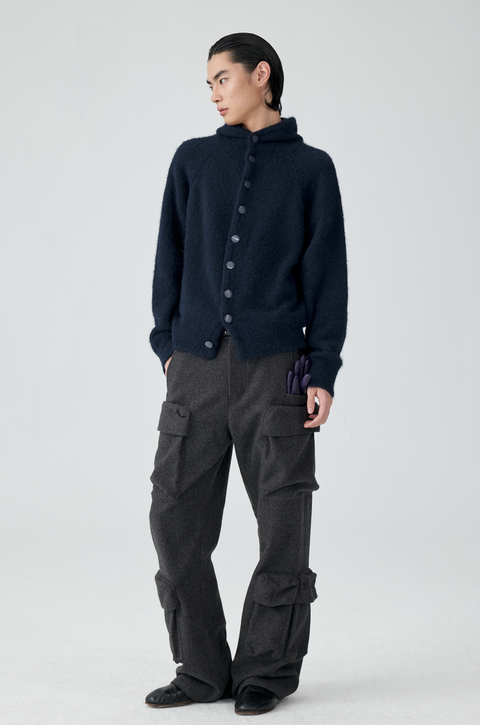 SIMPLE PROJECT POCKET CARGO TROUSERS