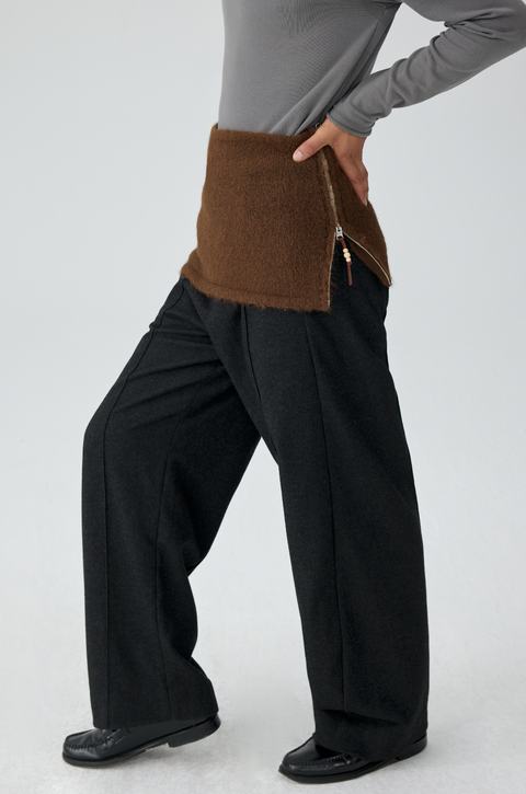 SIMPLE PROJECT TWISTED BELTED PANTS