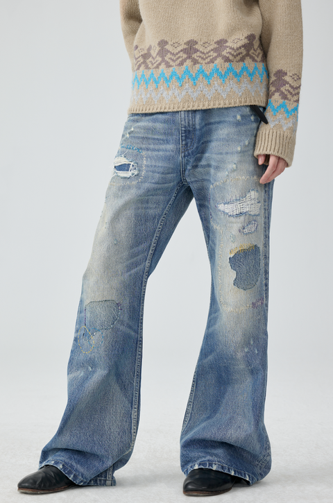 SIMPLE PROJECT DISTRESSED JEANS