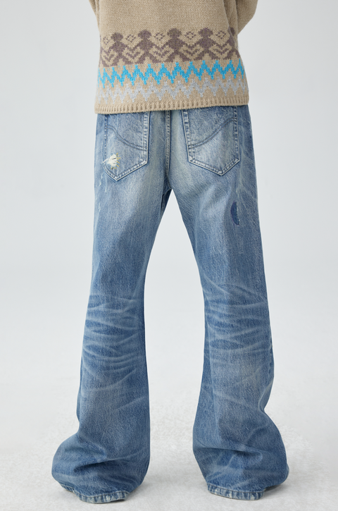 SIMPLE PROJECT DISTRESSED JEANS