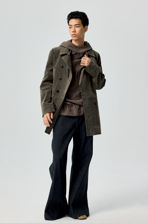 SIMPLE PROJECT RAW SELVEDGE BOOTCUT JEANS