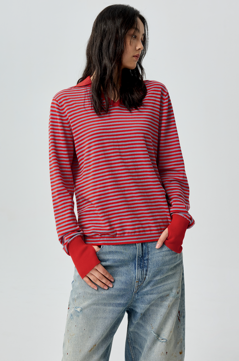 SIMPLE PROJECT STRIPED POLO