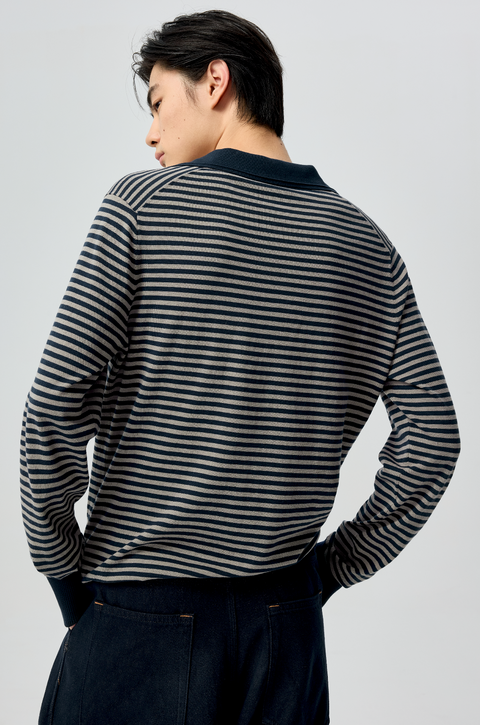SIMPLE PROJECT STRIPED POLO