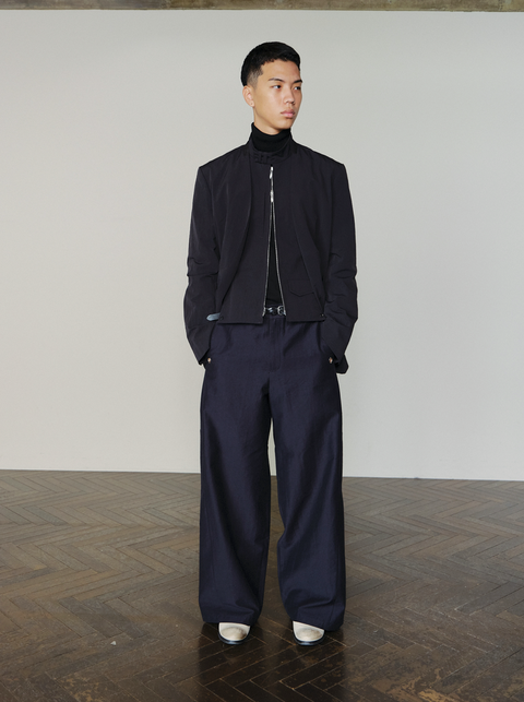 SAIRENSSEI DETACHABLE COLORBLOCK JACKET