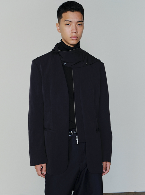 SAIRENSSEI DETACHABLE COLORBLOCK JACKET