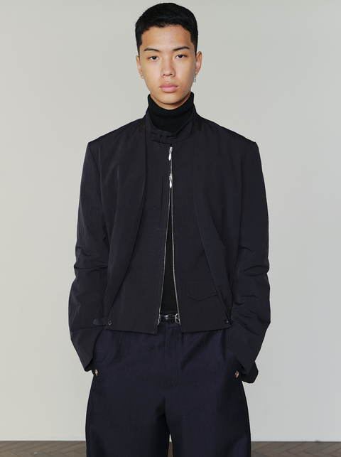 SAIRENSSEI DETACHABLE COLORBLOCK JACKET