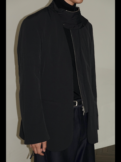 SAIRENSSEI DETACHABLE COLORBLOCK JACKET