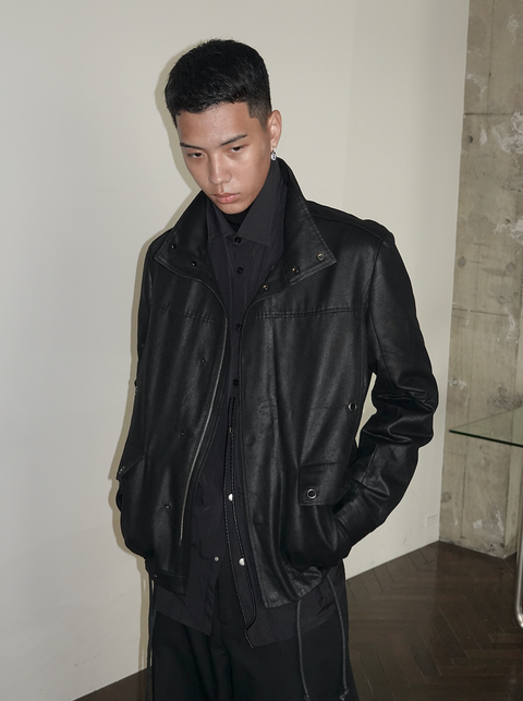 SAIRENSSEI METAL BUTTON SHIRT