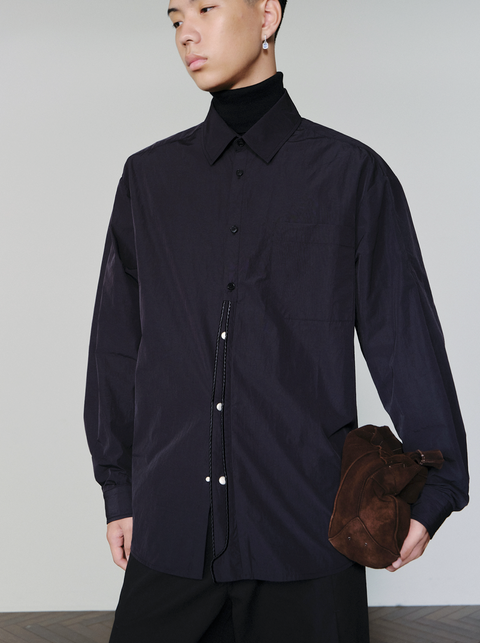 SAIRENSSEI METAL BUTTON SHIRT