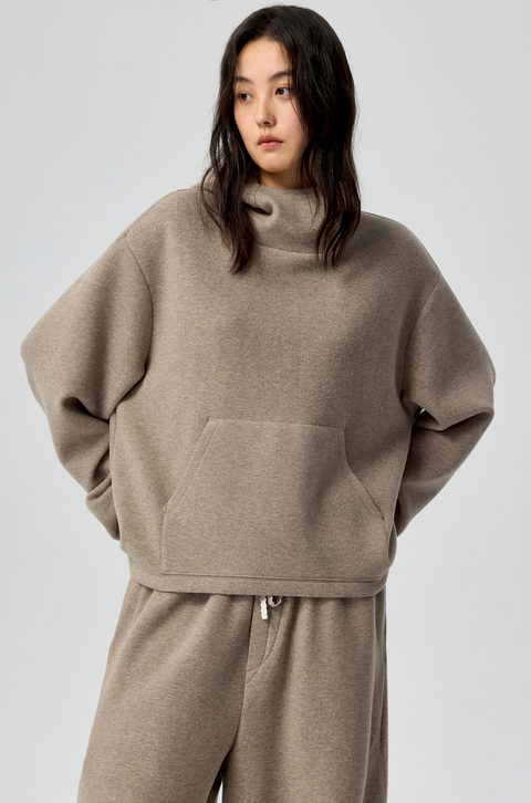 SIMPLE PROJECT FLEECE HOODIE