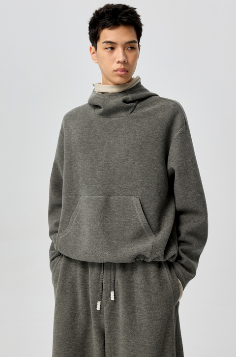 SIMPLE PROJECT FLEECE HOODIE